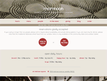 Tablet Screenshot of mamnoonrestaurant.com